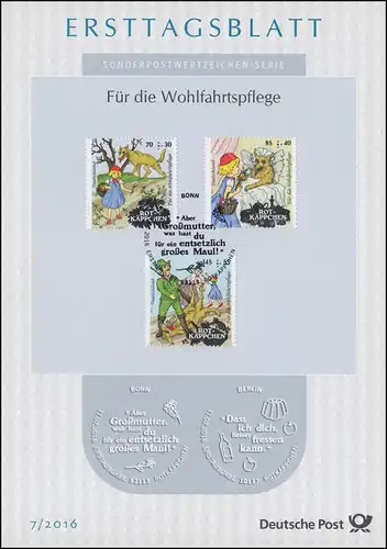 ETB 07/2016 Grimms Märchen, Rotkäppchen