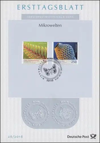 ETB 26/2016 Mikrowelten Nachtpfauenauge Strahlentierchen