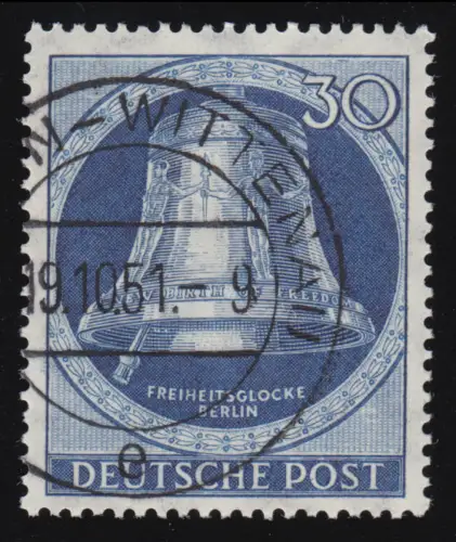 78 Glocke I (Klöppel links) 30 Pf, gestempelt O