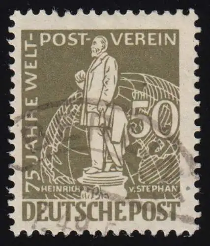 38 Weltpostverein Stephan 50 Pf O gestempelt
