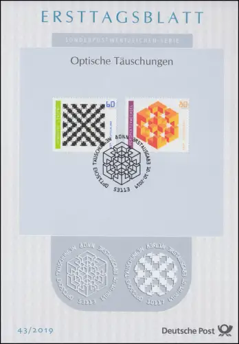 ETB 43/2019 Optische Täuschungen: Gebogene Linie? und Perspektivwechsel