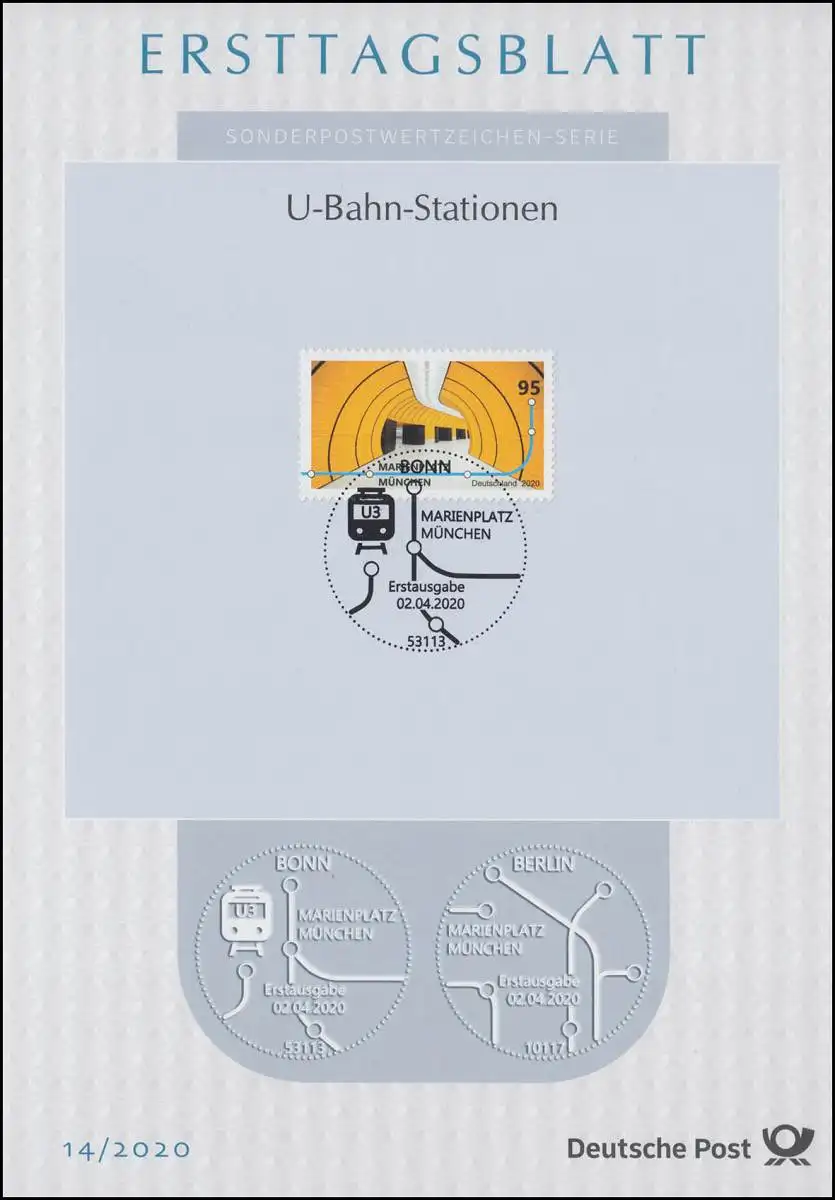 ETB 14/2020 U-Bahn-Stationen: Haltestelle Marienplatz in München