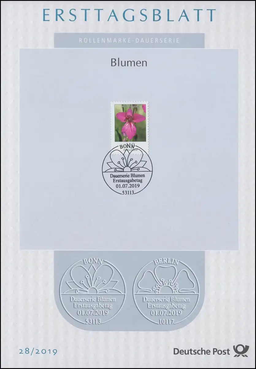 ETB 28/2019 Blumen, Sumpfgladiole