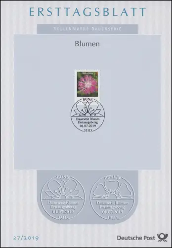 ETB 27/2019 Blumen, Flockenblume