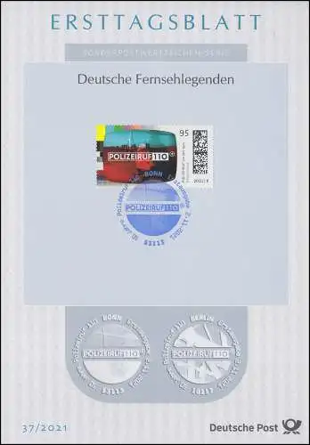 ETB 37/2021 Deutsche Fernsehlegenden: 50 Jahre Polizeiruf 110