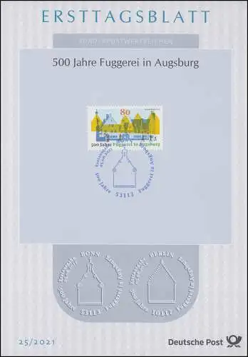 ETB 25/2021 500 Jahre Fuggerei Augsburg