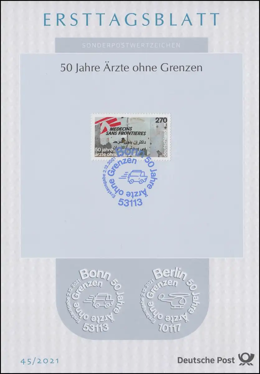 ETB 45/2021 50 Jahre Ärzte ohne Grenzen