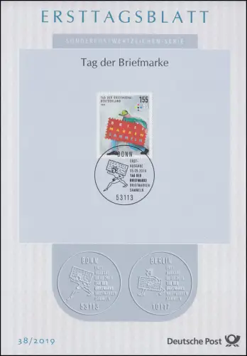 ETB 38/2019 Jour du timbre: Collecteur de timbres