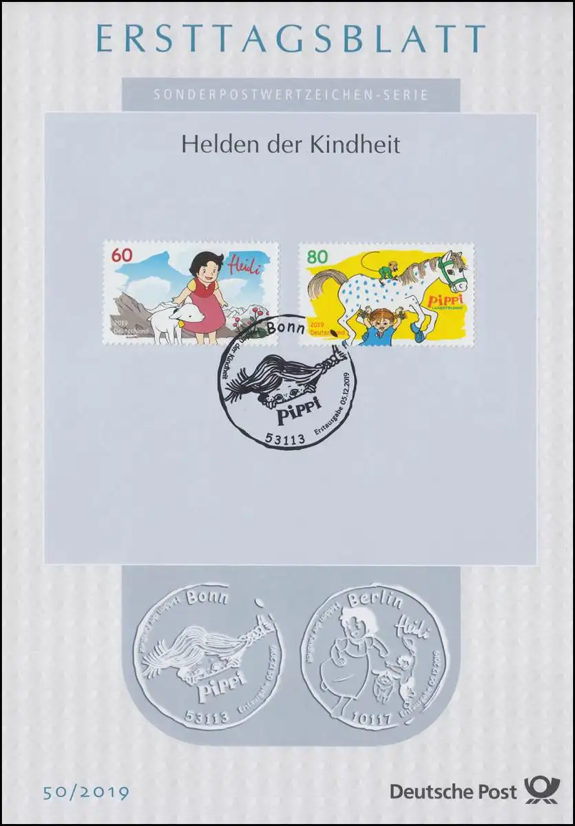 ETB 50/2019 Helden der Kindheit: Heidi und Pippi Langstrumpf