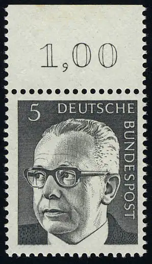 635 Heinemann 5 Pf Oberrand ** postfrisch