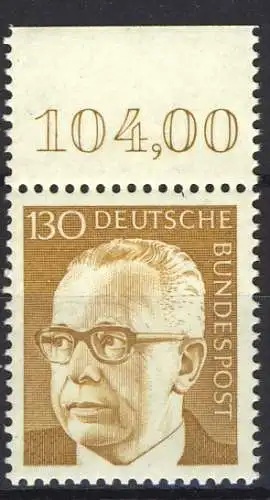 728 Heinemann 130 Pf Oberrand ** frais de port