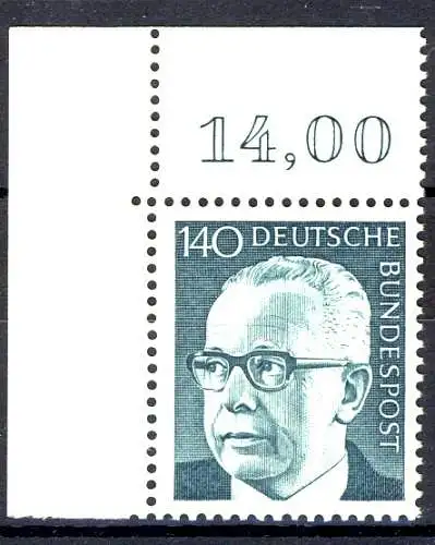 729 Heinemann 140 Pf coin ol ** post-fraîchissement