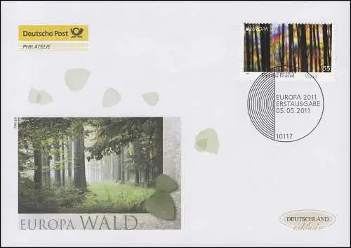 2864 Europa - Der Wald, Schmuck-FDC Deutschland exklusiv