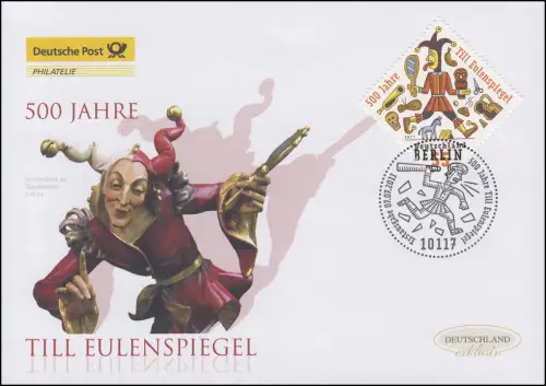 2880 Till Eulenspiegel, Schmuck-FDC Deutschland exklusiv