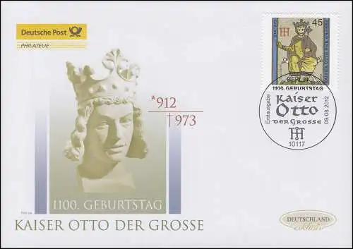 2949 Kaiser Otto der Große, Schmuck-FDC Deutschland exklusiv
