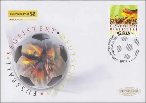 2930 football passionné Allemagne, Bijoux-FDC Allemagne exclusif