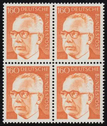 692 Heinemann 160 Pf Quadruple ** frais de port