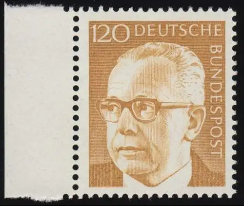 691 Heinemann 120 Pf Seitenrand li. ** postfrisch