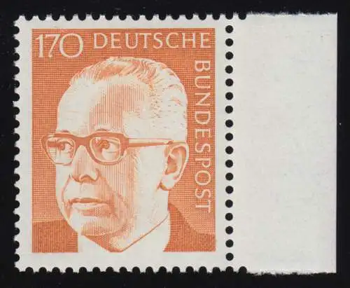 731 Heinemann 170 Pf Seitenrand re. ** postfrisch