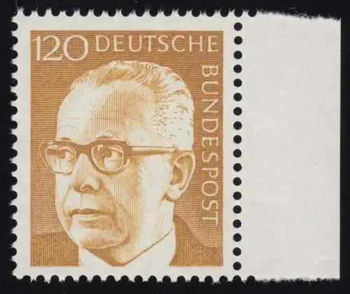 691 Heinemann 120 Pf Pagerand re. ** post-fraîchissement