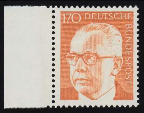 731 Heinemann 170 Pf Seitenrand li. ** postfrisch