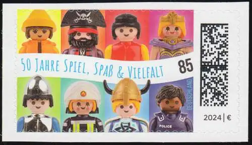 3821 Spielfiguren Playmobil, selbstklebend, postfrisch **/MNH