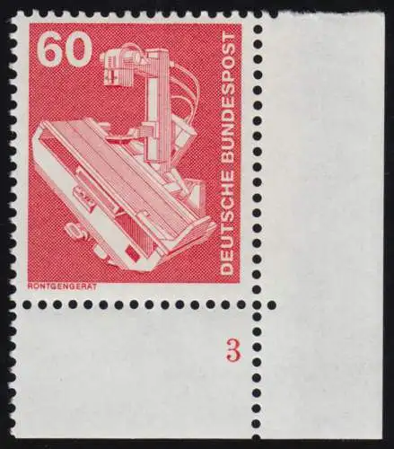 990 Industrie 60 Pf Röntgengerät ALTE Fluo ** Ecke FN3