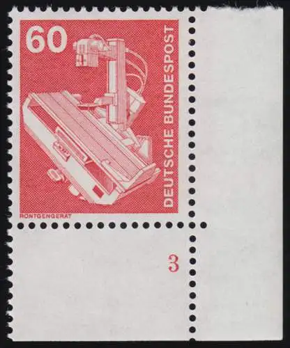 990 Industrie 60 Pf Röntgengerät NEUE Fluo ** Ecke FN3