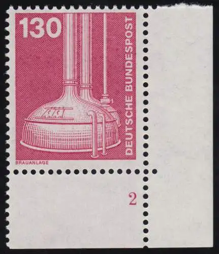 1135 Industrie 130 Pf Brasserie ** Coin FN2