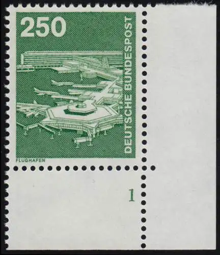 1137 Industrie 250 Pf Flughafen ** Ecke FN1