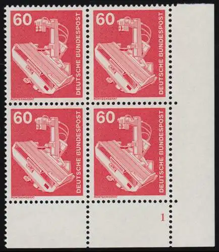 990 Industrie 60 Pf Radioradio XAGE Fluo ** Vbl FN1