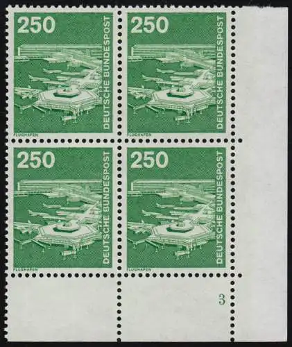 1137 Industrie 250 Pf Flughafen ** Vbl FN3