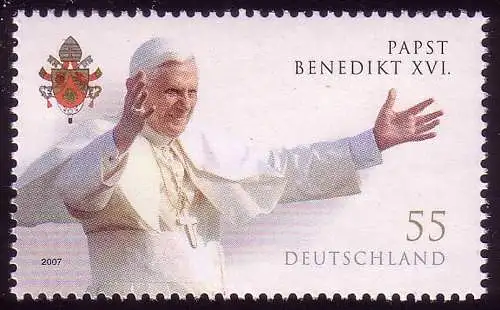 2599 Le pape Benoît XVI - Set de 10 pièces, tous ** frais de port