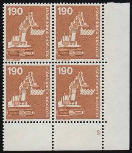 1136 Industrie 190 Pf Pelle à cuillère ** Vbl FN3