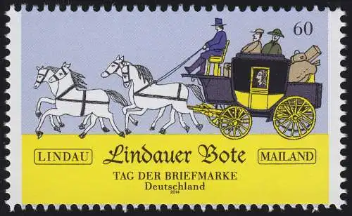 3101 Tag der Briefmarke - Lindauer Bote, 10 Briefmarken postfrisch **