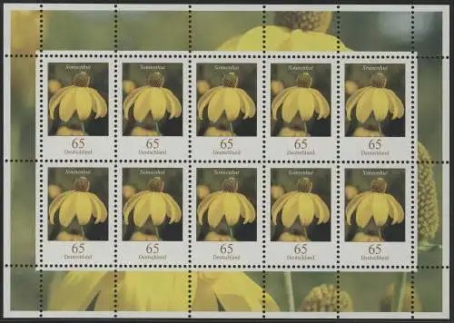 2524 fleurs 65 cents chapeau solaire - arc de 10 ** frais de port