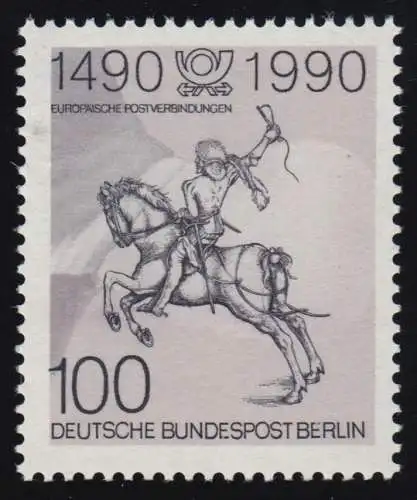 860/1466F Druckprobe Post Berlin (MI. 860) auf Leuschner (Bund), Haftstellen *