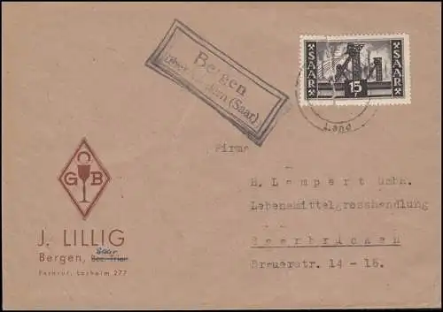 Landpost Bergen über Wadern (Saar), WADERN LAND