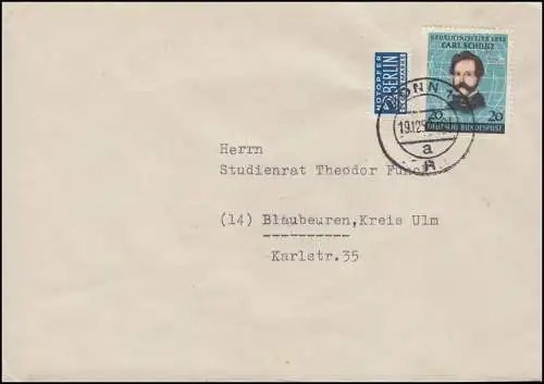 155 Carl Schurz en tant qu'EF du Service d'échange académique, BONN 19.12.52