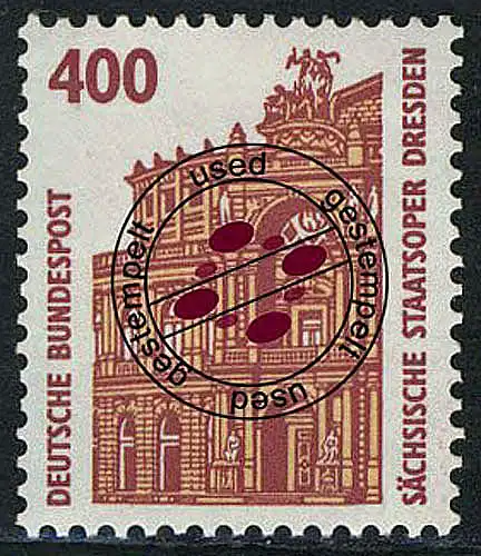 1562 Sehenswürdigkeiten 400 Pf Semperoper Dresden, O