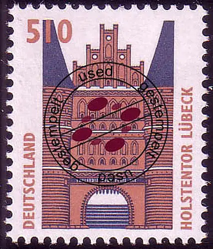 1938 Sehenswürdigkeiten 510 Pf Holstentor O