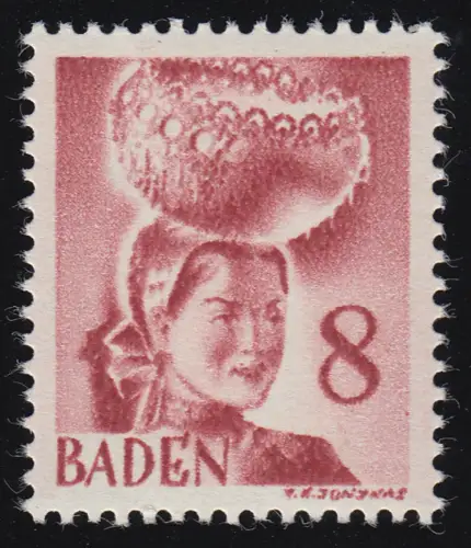 Baden 32y I Freimarke 8 (Pf.) **