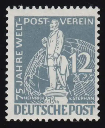 35I Stephan 12 Pf: Strich auf der Brust, Feld 76 **