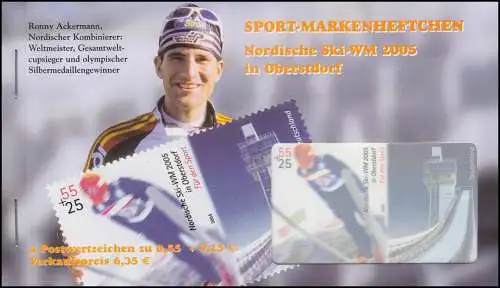 Sport 2005 0,55 Euro Skispringen / Skiflugschanze Oberstdord, 4x2442, postfrisch