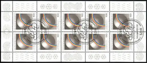 1785 Klima-Konferenz - 10er-Bogen ESSt BONN