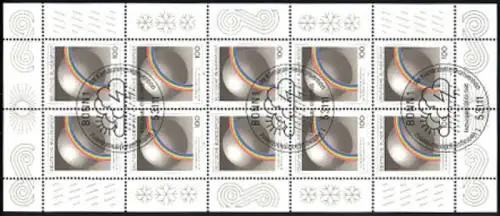 1785 Klima-Konferenz - 10er-Bogen ESSt BONN