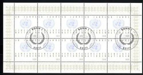 1804 UNO - 10er-Bogen ESSt