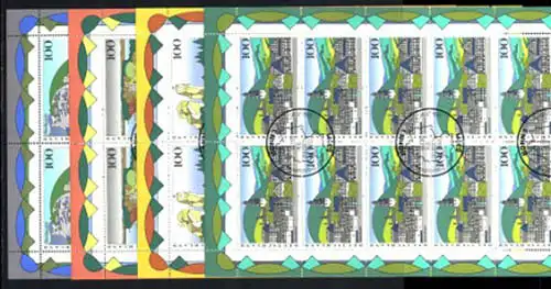 1807-1810 Bilder aus Deutschland 1995 - 10er-Bogen, ESSt BONN