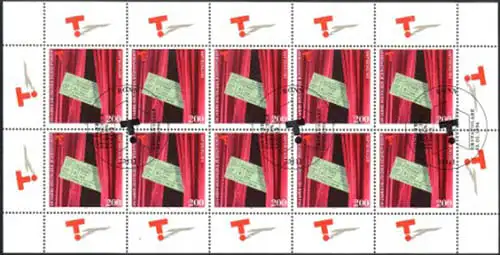 1857 Bühnenverein - 10er-Bogen ESSt