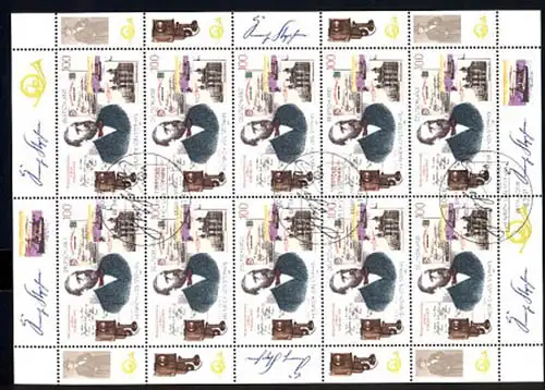 1912 Heinrich von Stephan - 10er-Bogen ESSt